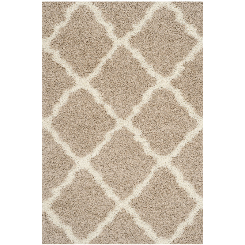 House of Hampton Fickes Polypropylene Beige/Ivory Area Rug & Reviews